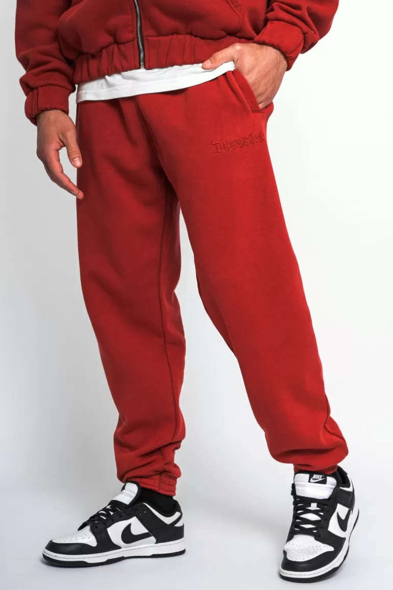Shop Dropsize Embo V2 Jogger Washed Red