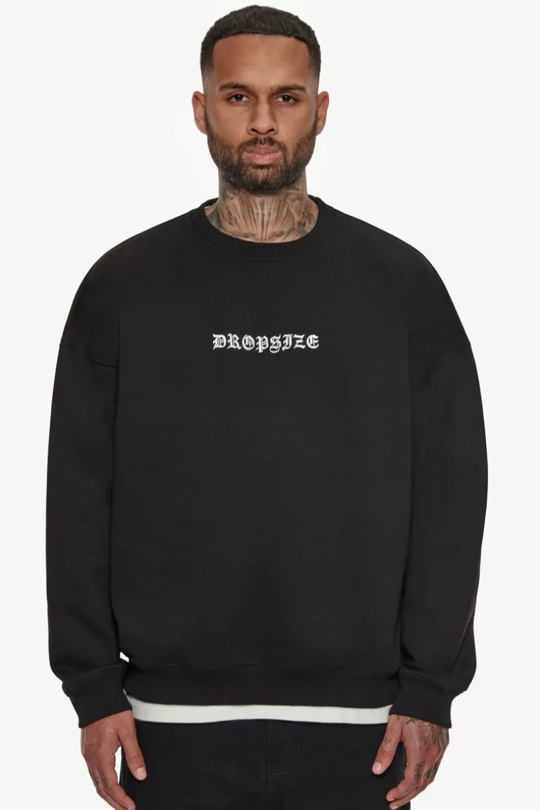 heavy_crime_crewneck_sweater_black_2.webp Cheap Dropsize Heavy Crime Crewneck Sweater Black