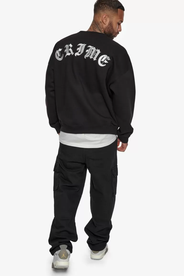 heavy_crime_crewneck_sweater_black_3.webp Cheap Dropsize Heavy Crime Crewneck Sweater Black