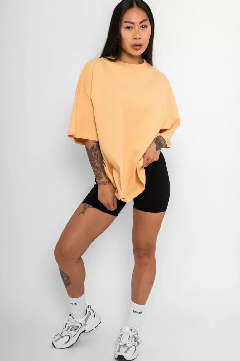 heavy_middle_hd_print_tshirt_washed_peach_4.webp Flash Sale Dropsize Heavy Middle Hd Print T-Shirt Washed Peach