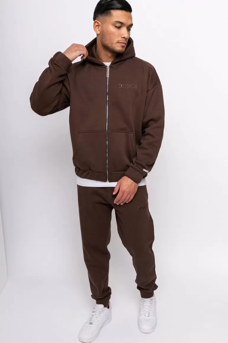 Sale Dropsize Heavy Oversize Blank Zip Hoodie Shopping Bag