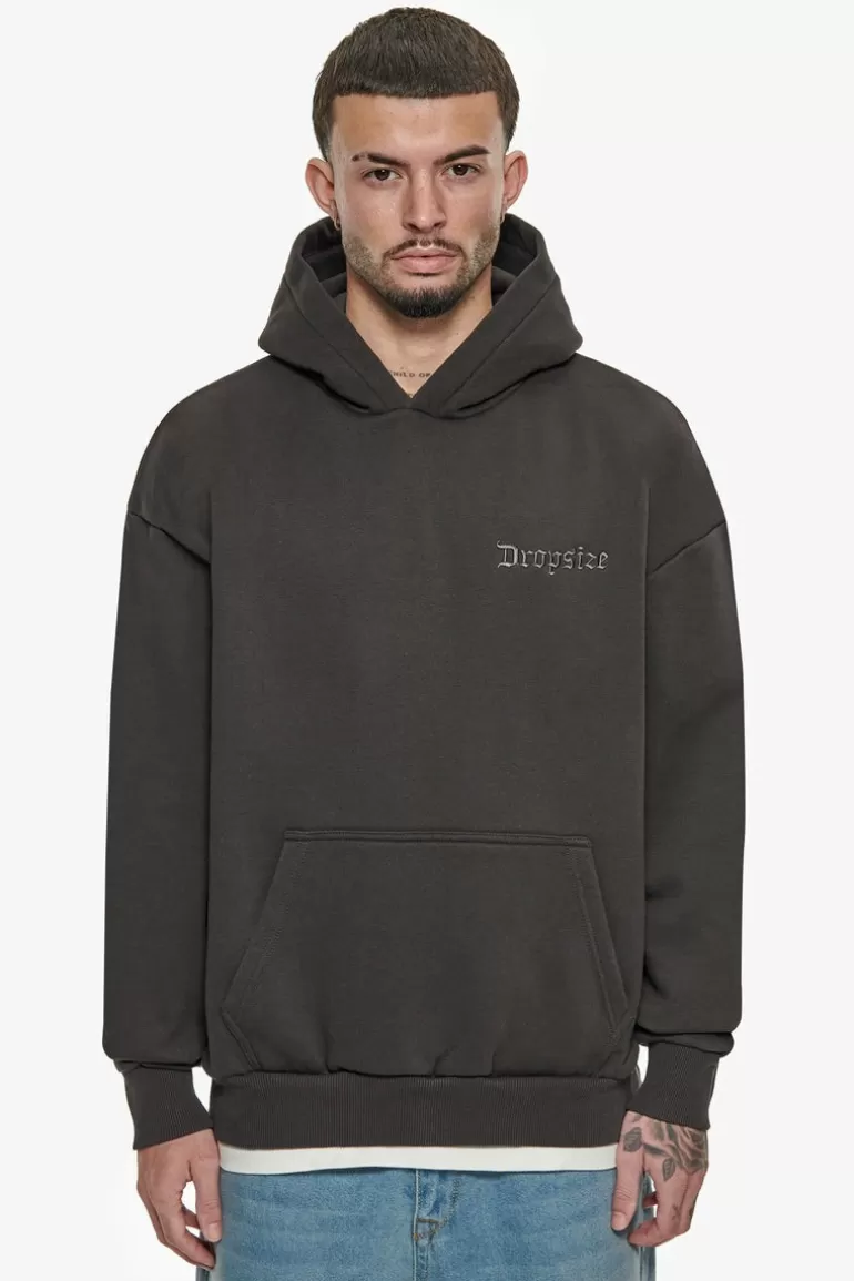 Flash Sale Dropsize Heavy Oversize Caress Doves V2 Hoodie Washed Black