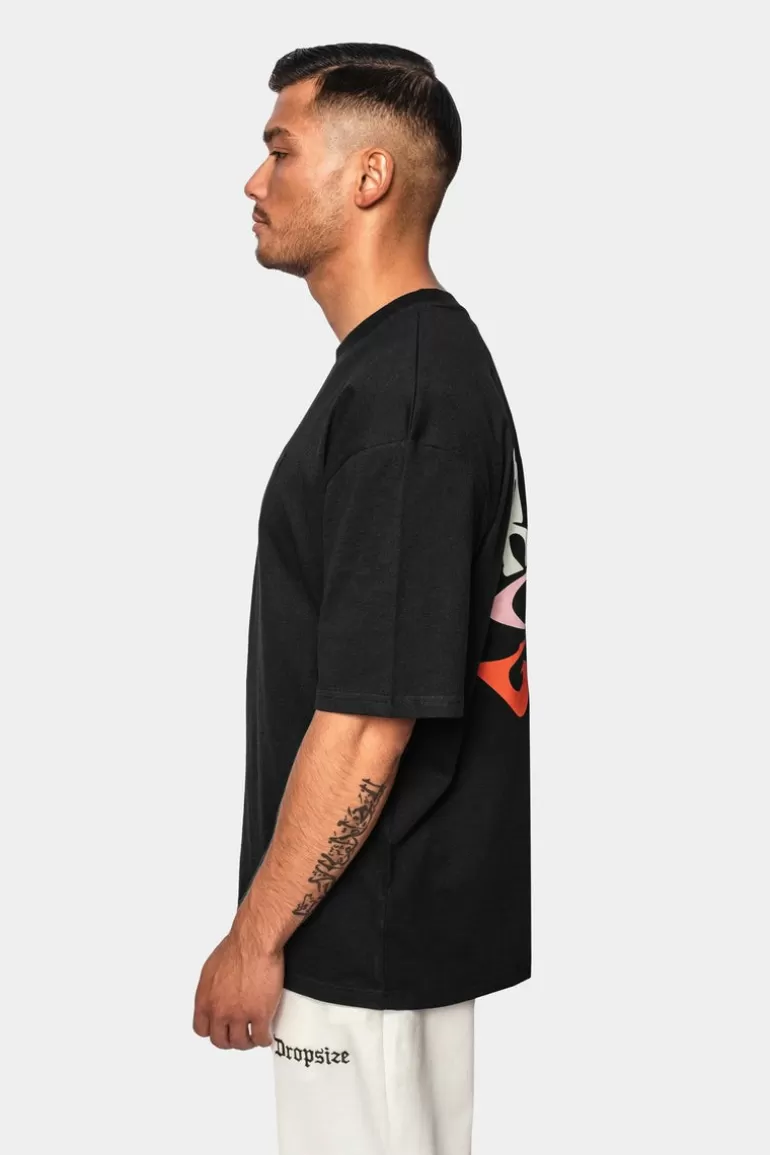 heavy_oversize_crew_love_tshirt_black_2.webp Outlet Dropsize Heavy Oversize ''Crew Love'' T-Shirt Black