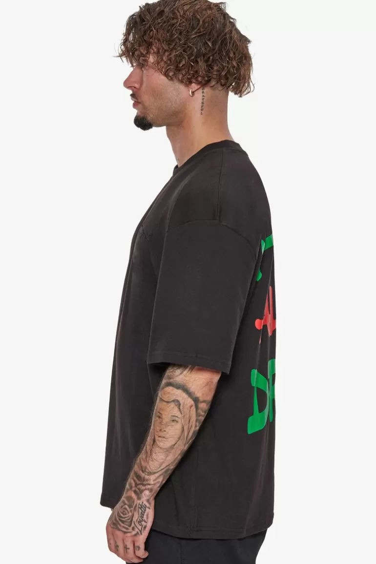 Online Dropsize Heavy Oversize Dream T-Shirt Black