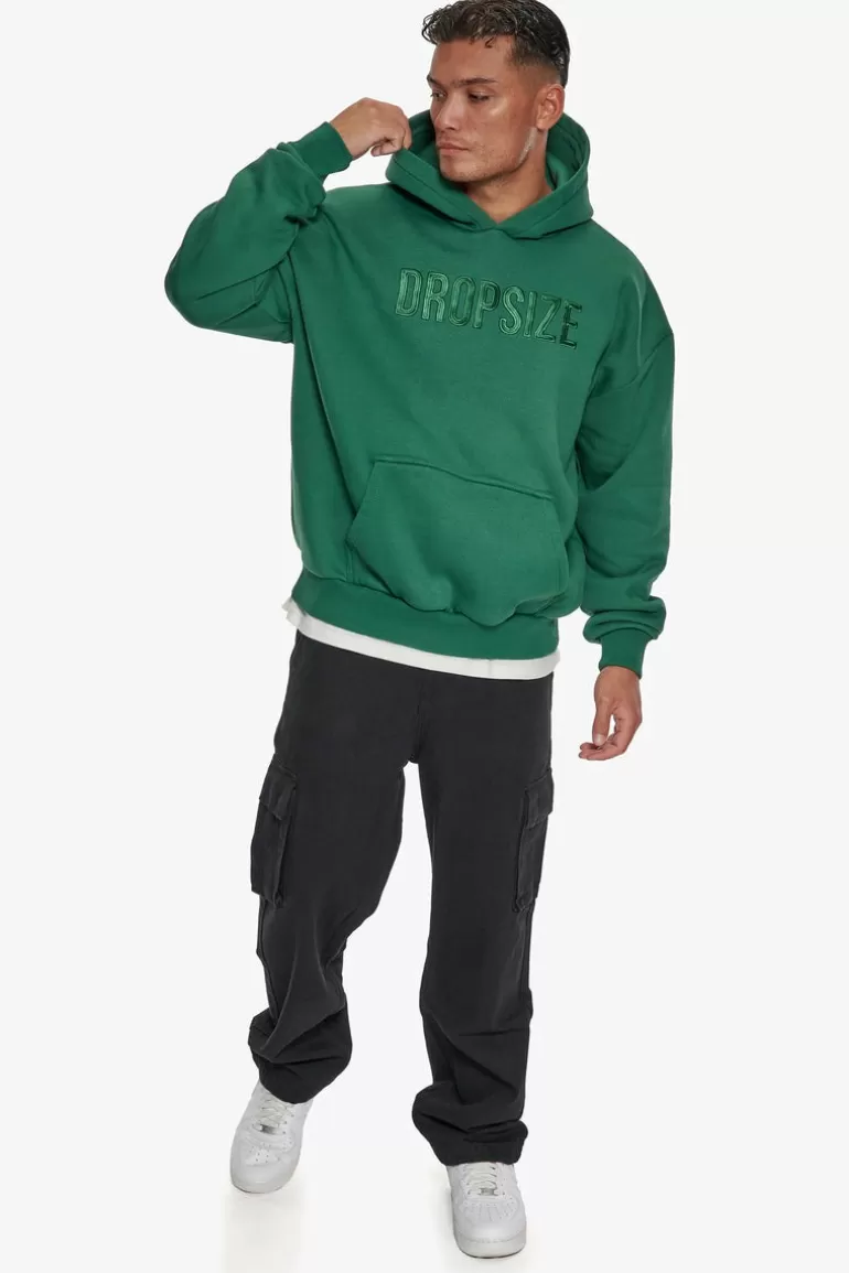 heavy_oversize_flat_front_embo_hoodie_washed_green_3.webp Shop Dropsize Heavy Oversize Flat Front Embo Hoodie Washed Green