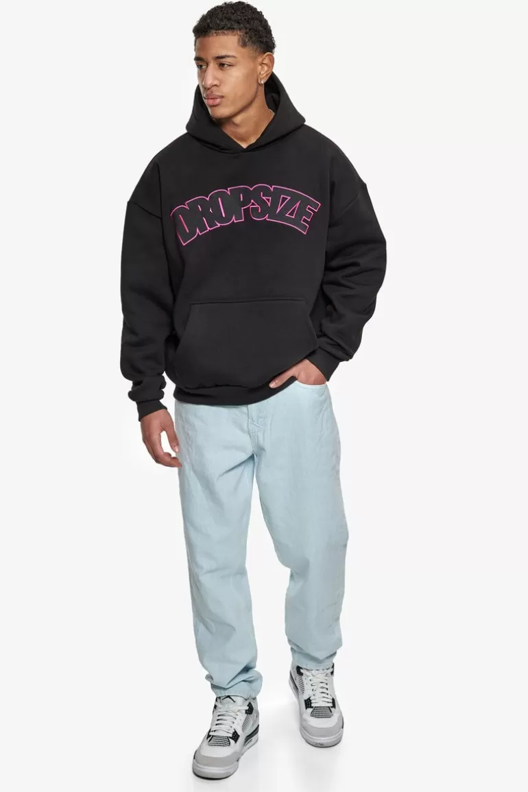 heavy_oversize_flat_v2_embo_hoodie_black_4.webp Discount Dropsize Heavy Oversize Flat V2 Embo Hoodie Black