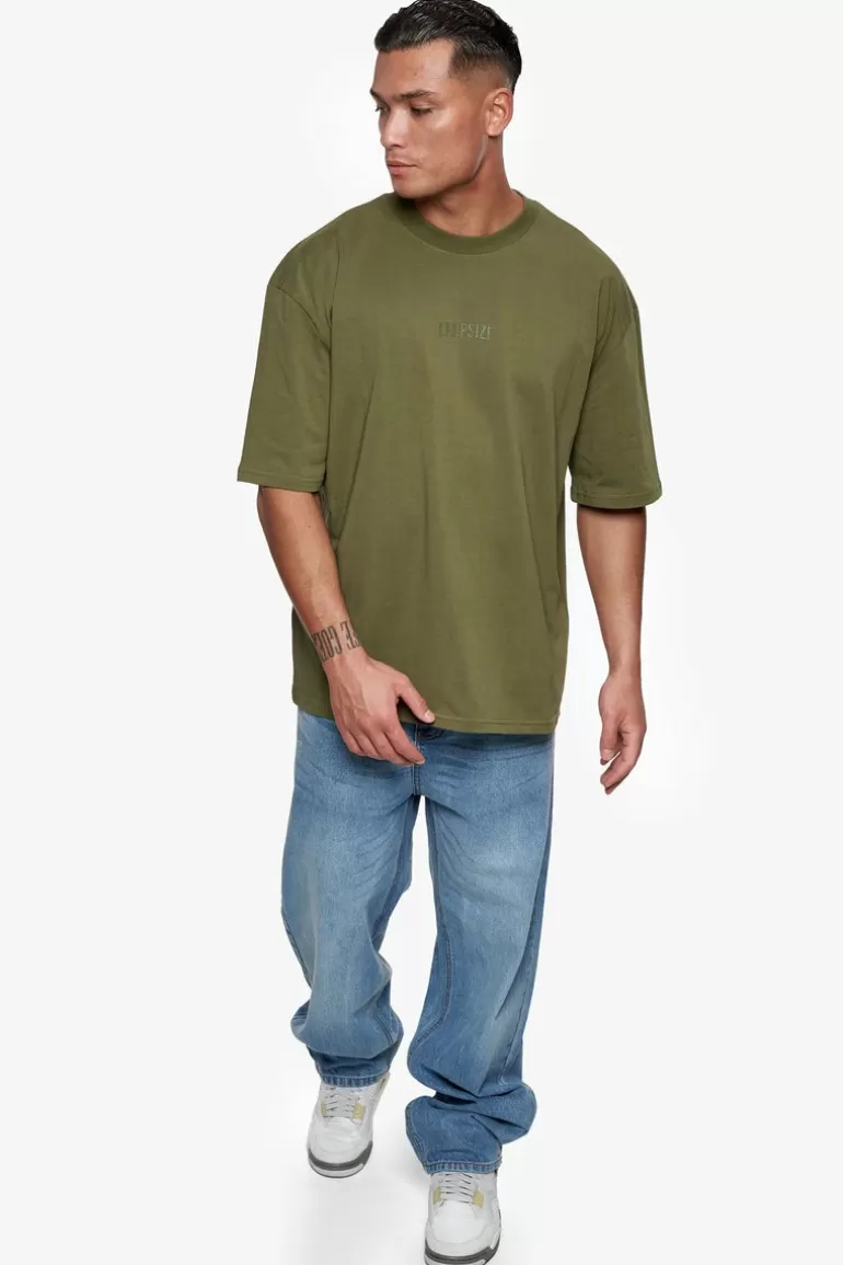 heavy_oversize_hd_logo_tshirt_olive_4.webp Hot Dropsize Heavy Oversize Hd Logo T-Shirt Olive