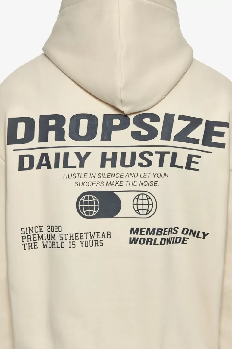 heavy_oversize_hustle_in_silence_hoodie_coconut_milk__grey_3.webp Shop Dropsize Heavy Oversize Hustle In Silence Hoodie Coconut Milk / Grey