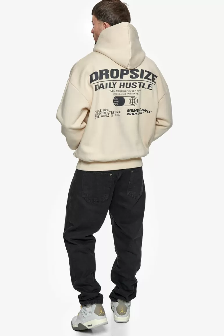 heavy_oversize_hustle_in_silence_hoodie_coconut_milk__grey_4.webp Shop Dropsize Heavy Oversize Hustle In Silence Hoodie Coconut Milk / Grey