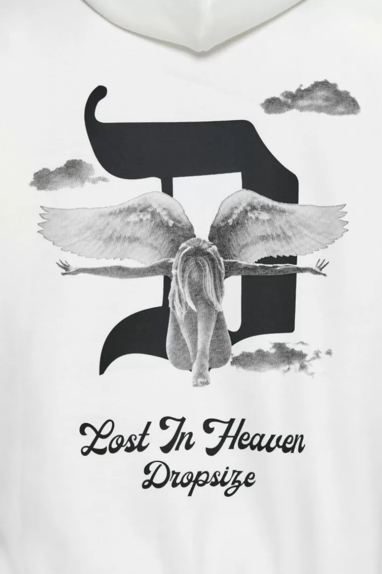 Best Sale Dropsize Heavy Oversize Lost In Heaven Hoodie Cream White