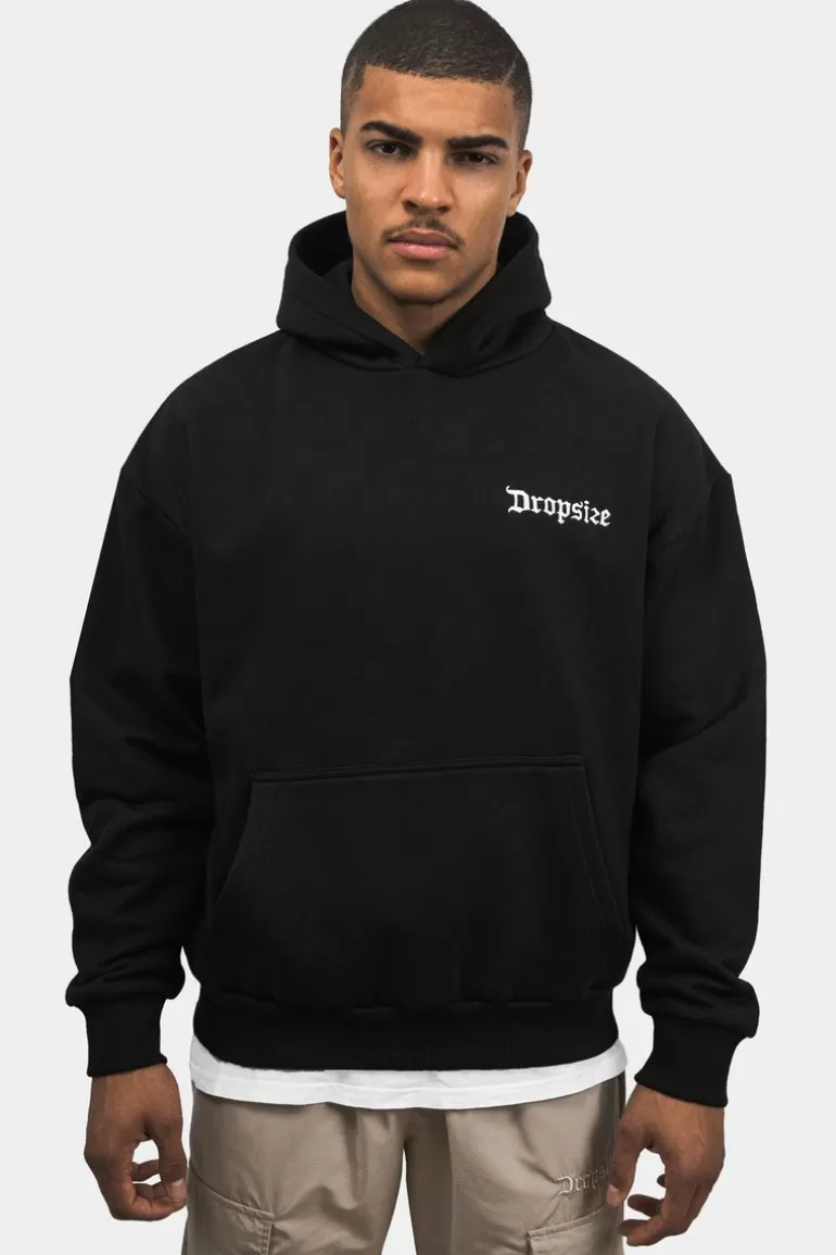 Sale Dropsize Heavy Oversize Money On My Mind Hoodie Black