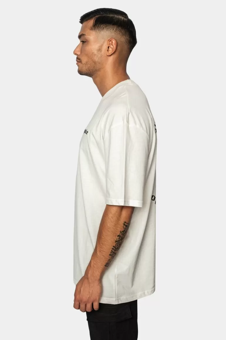Store Dropsize Heavy Oversize ''Money On My Mind'' T-Shirt Cream White