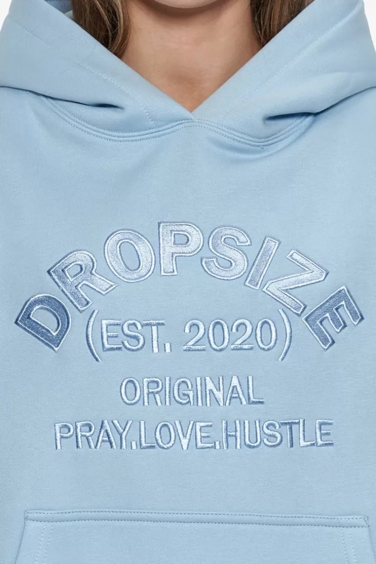 heavy_oversize_pray_love_hustle_embo_hoodie_baby_blue_3.webp Online Dropsize Heavy Oversize Pray Love Hustle Embo Hoodie Baby Blue