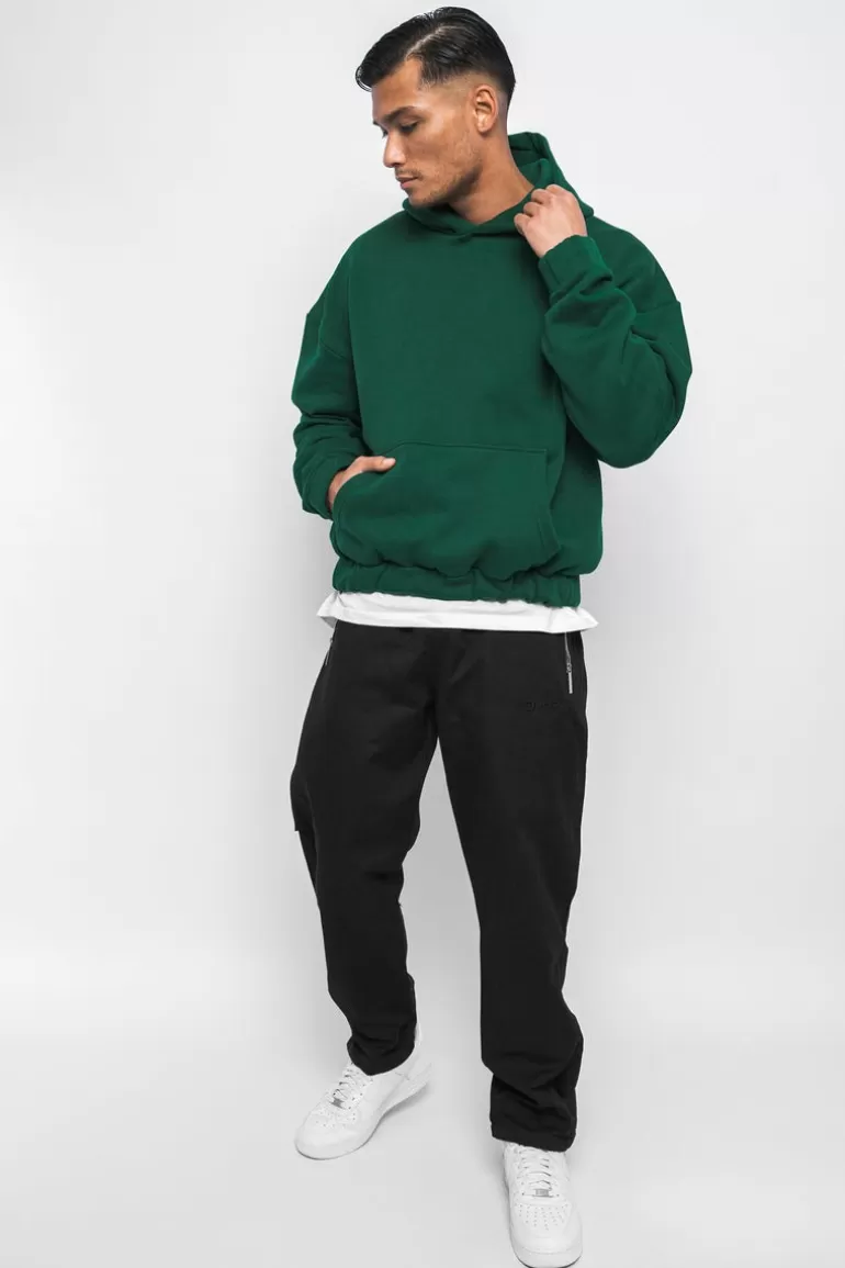 heavy_oversize_rubber_patch_hoodie_green_3.webp Online Dropsize Heavy Oversize Rubber Patch Hoodie Green