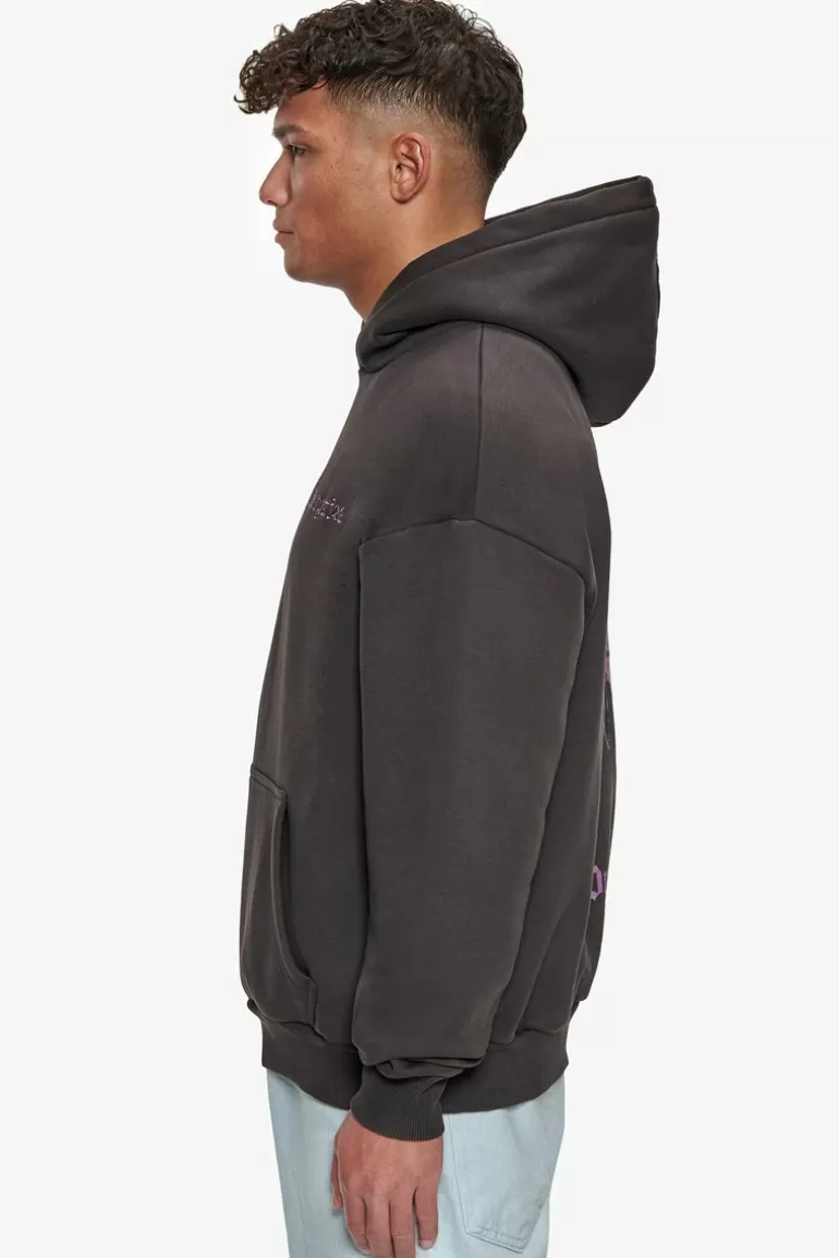 Flash Sale Dropsize Heavy Oversize Sky Is The Limit Hoodie Washed Black