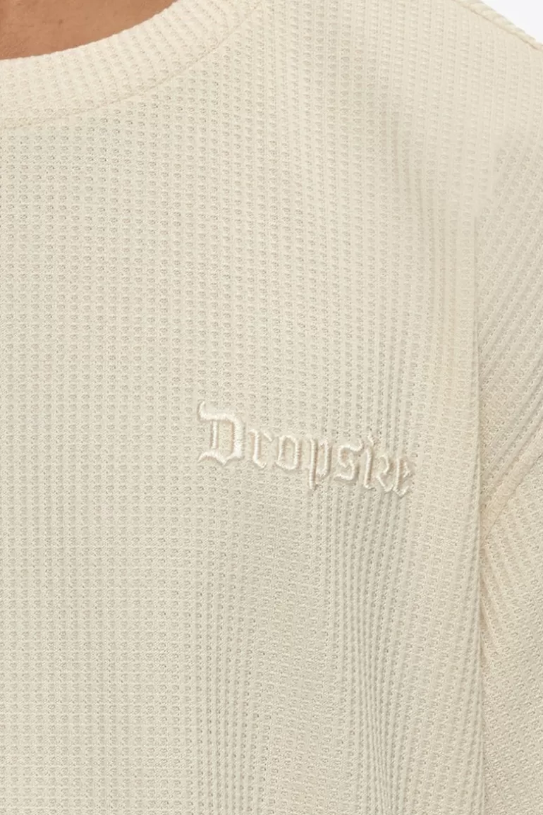 heavy_oversize_v2_waffle_tshirt_cream_3.webp Clearance Dropsize Heavy Oversize V2 Waffle T-Shirt Cream