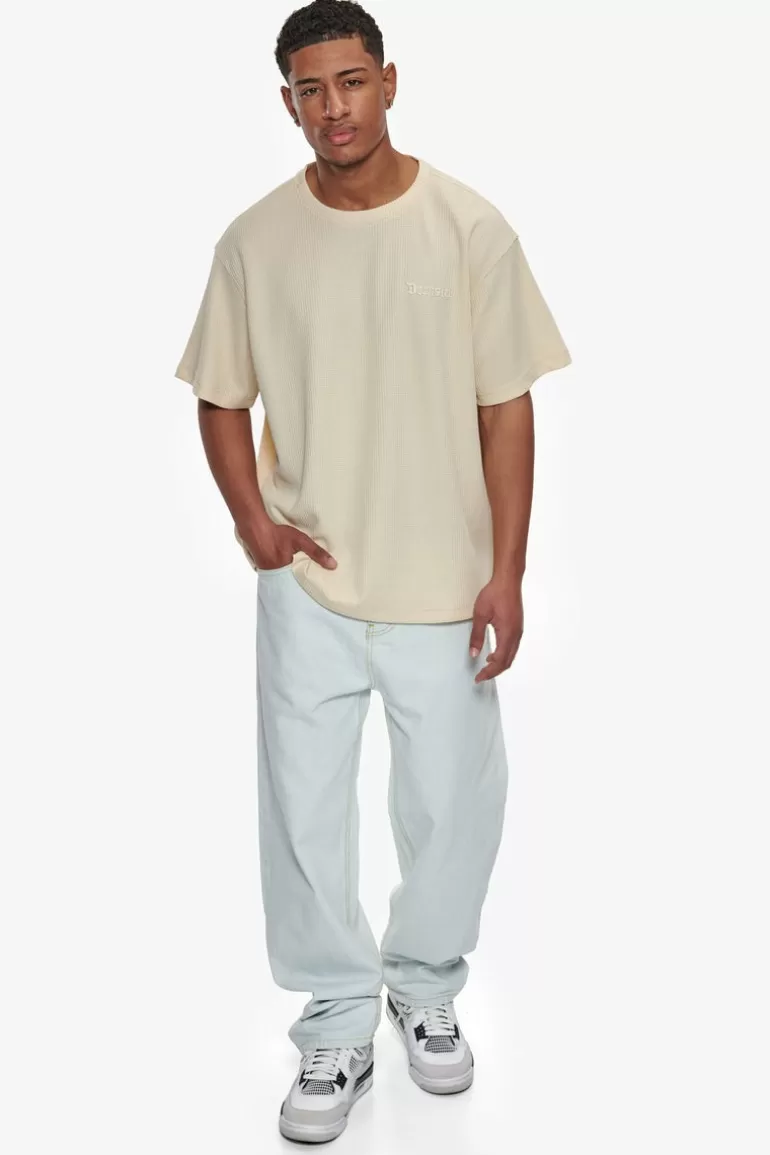 heavy_oversize_v2_waffle_tshirt_cream_4.webp Clearance Dropsize Heavy Oversize V2 Waffle T-Shirt Cream